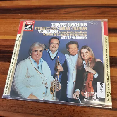 MAURICE ANDRE: Trumpet Concertos  NO BARCODE  > VG/VG+(CD) • £6.22
